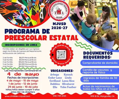 Enrollment Card Spanish