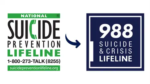 988 - Suicide Prevention Hotline