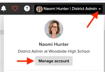 Profile Settings Location Screenshot