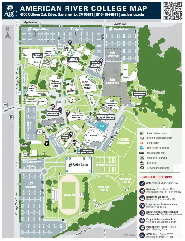 American River College map