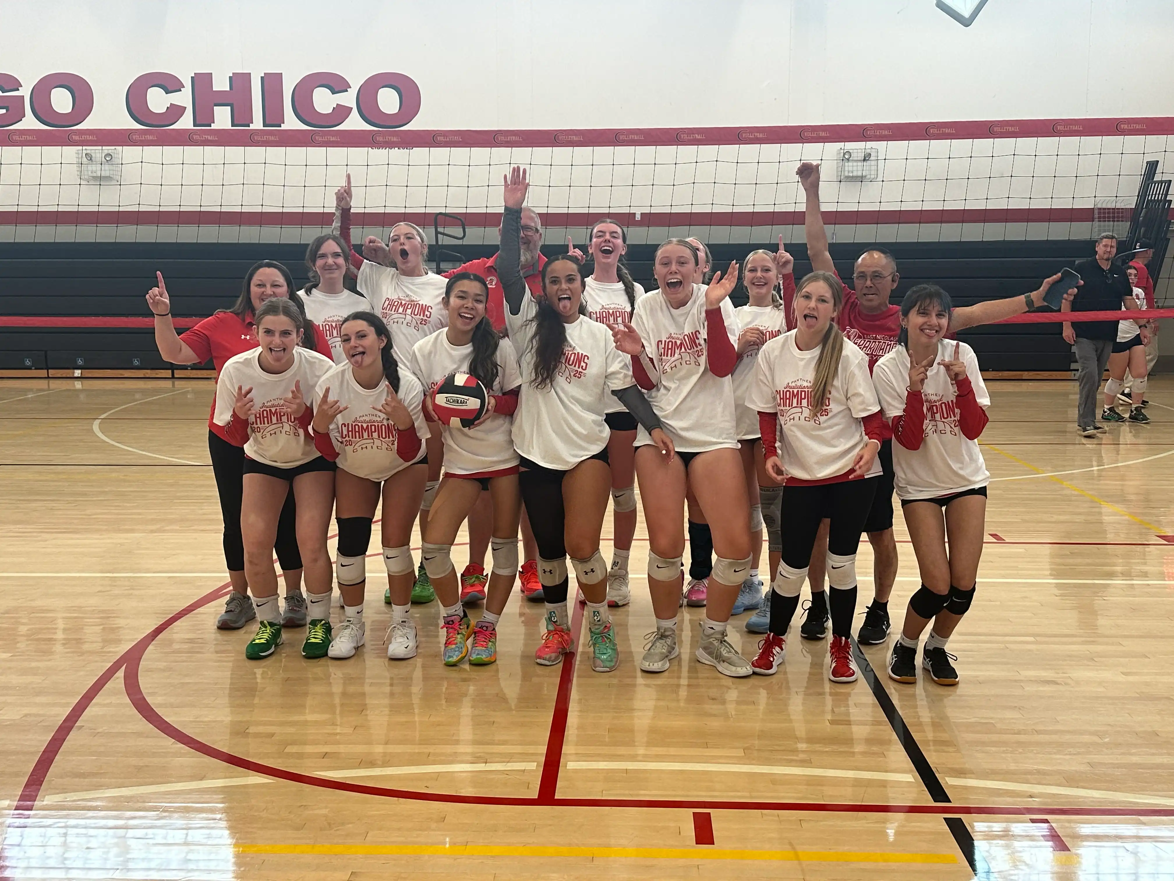 East Nicolaus HS Volleyball team
