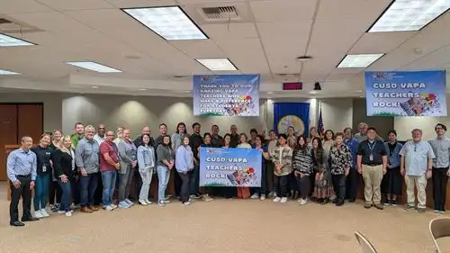 Group photo of elementary music teachers