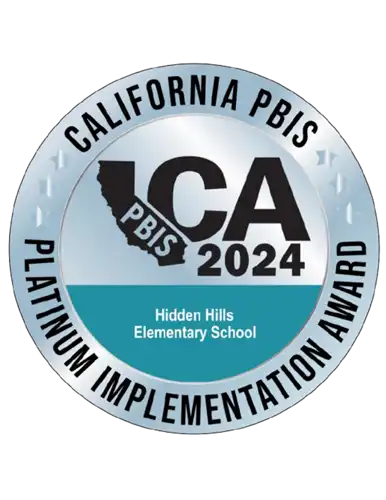CA PBIS 2024 Platinum recognition badge