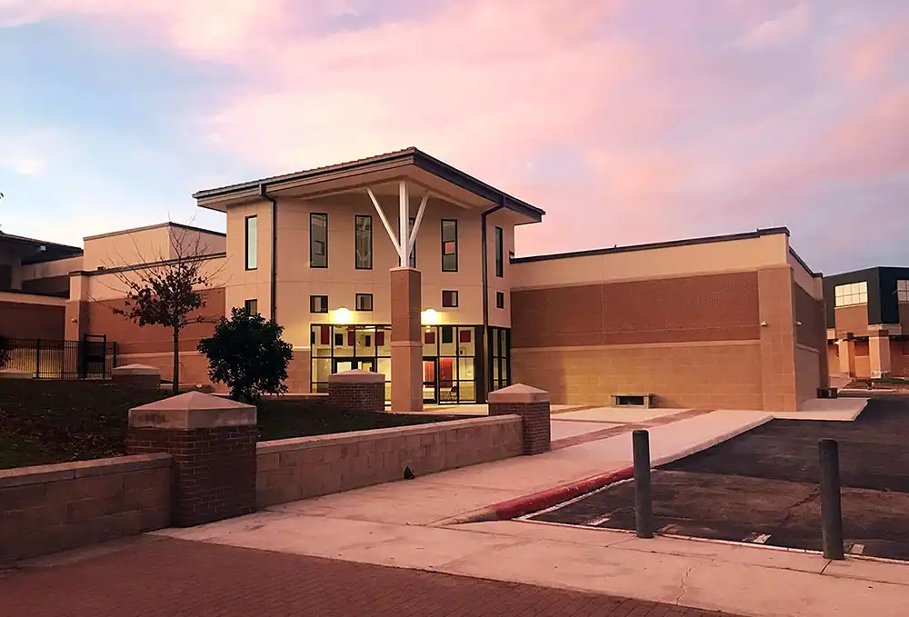 Sunrise at the Churchill High School New Orchestra Facility Expansion - February 2019