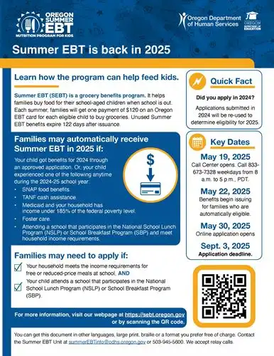 SEBT Program Flyer