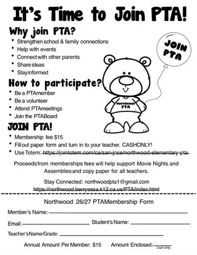 pta membership 26