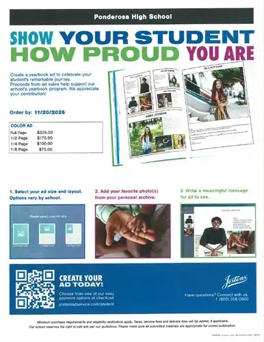 Jostesn't senior Ad flyer