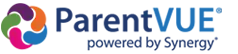 ParentVUE logo - powered by Synergy