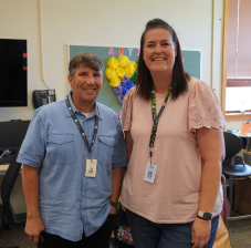 Principal with Teacher of the Year