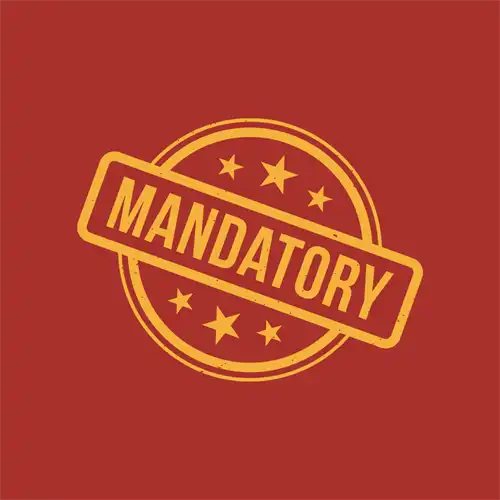 mandatory