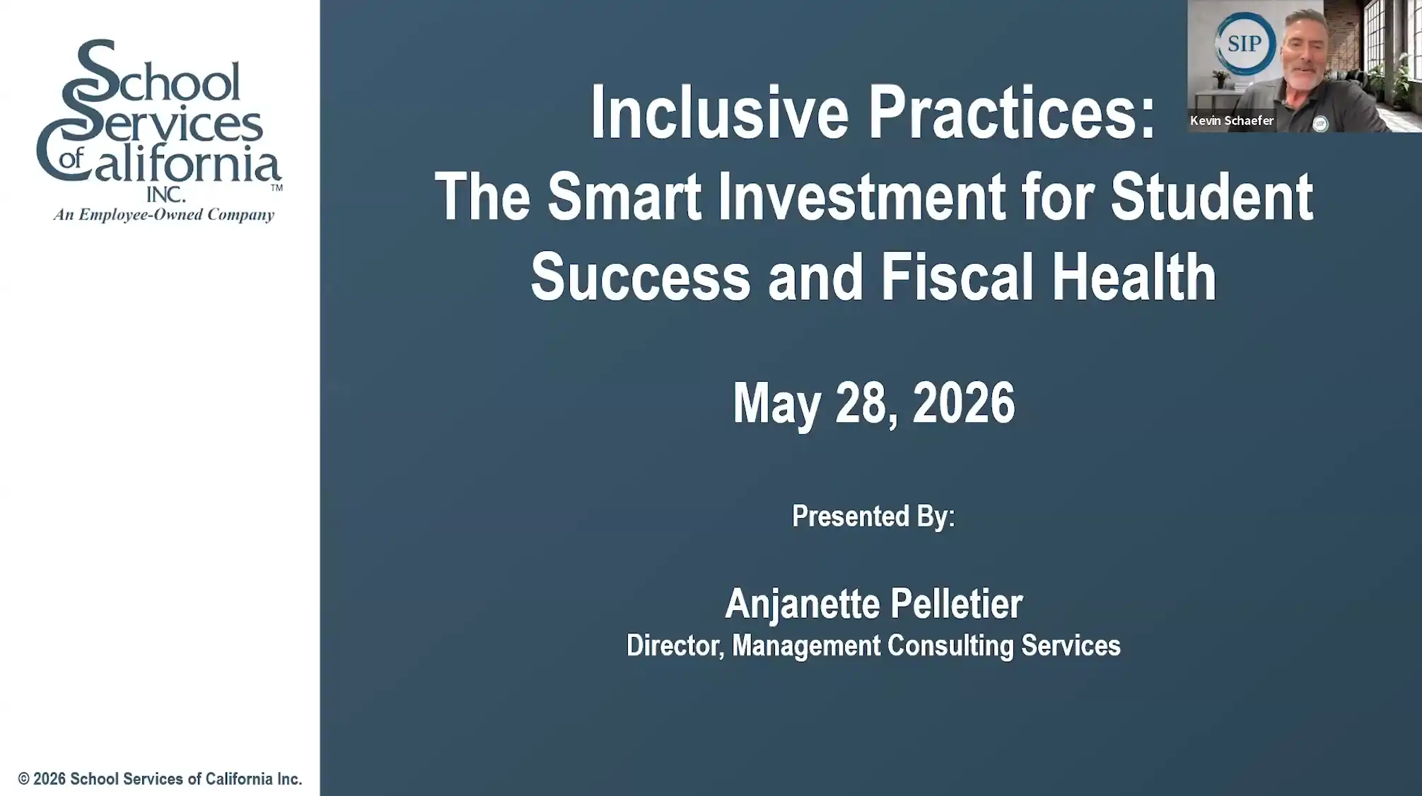 Inclusive Practices The Smart Investment for Student Success and Fiscal Health