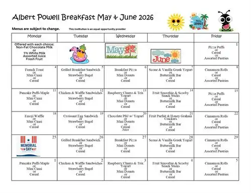 AP Breakfast May & June 2026