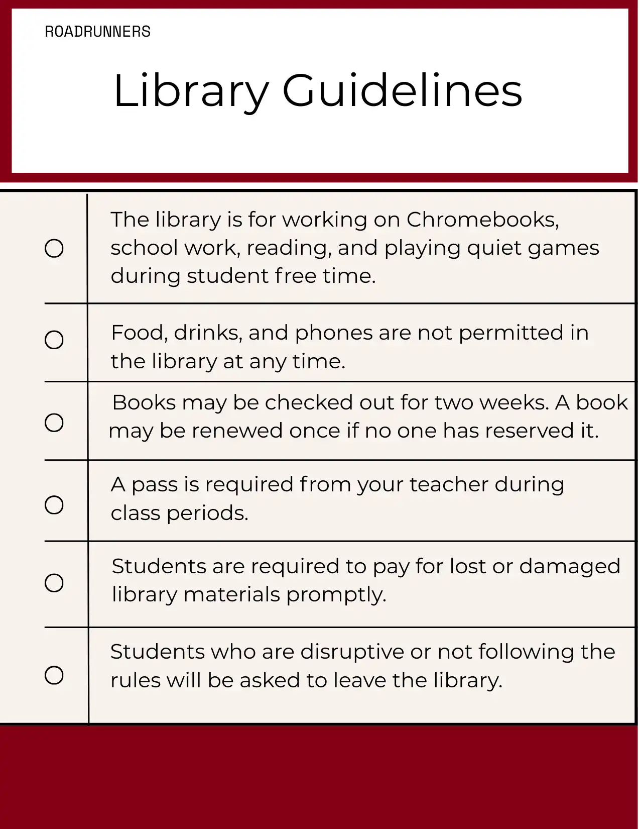Marco Forster Middle School - Library