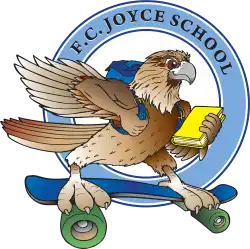 F.C. Joyce eagles school logo.