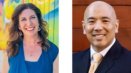 Bethany Hancock and Derek Tahara