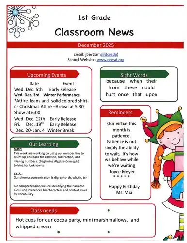 December Newsletter