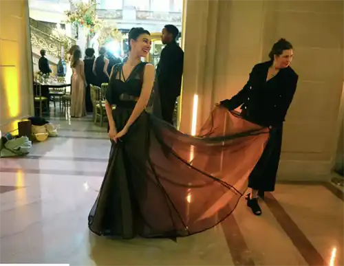 Dress worn by SF Ballet Principal dancer designed by Stephanie Verrieres