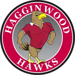 hagginwood hawks school logo.