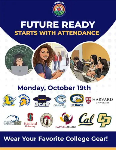 Future ready starts with attendance all in day on Monday october 19