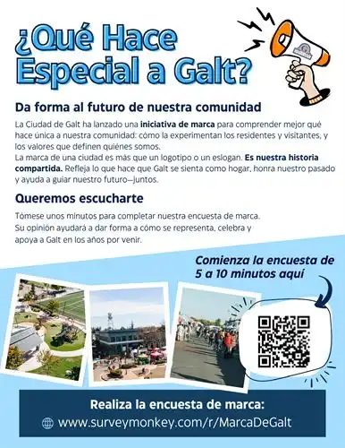 The City of Galt Branding Initiative - Spanish