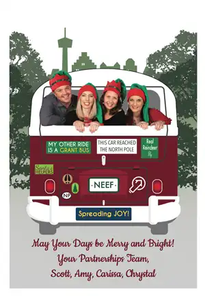 Holiday card from NEEF