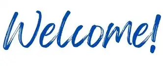 The word Welcome!