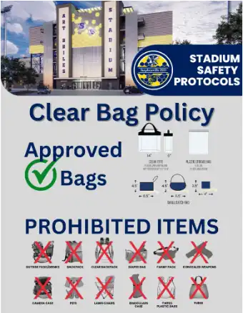 Clear bag policy