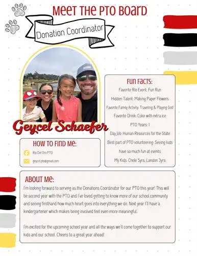 Donation Corrdinator: Geycel Schaefer