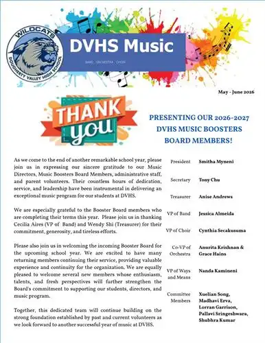 May 2026 Newsletter