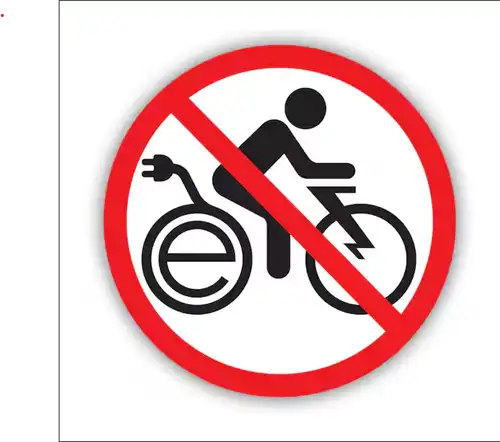 No ebike logo