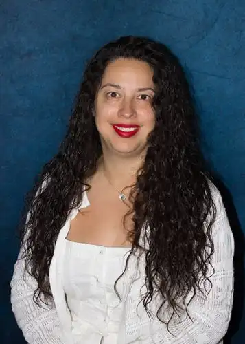 rojas with blue background