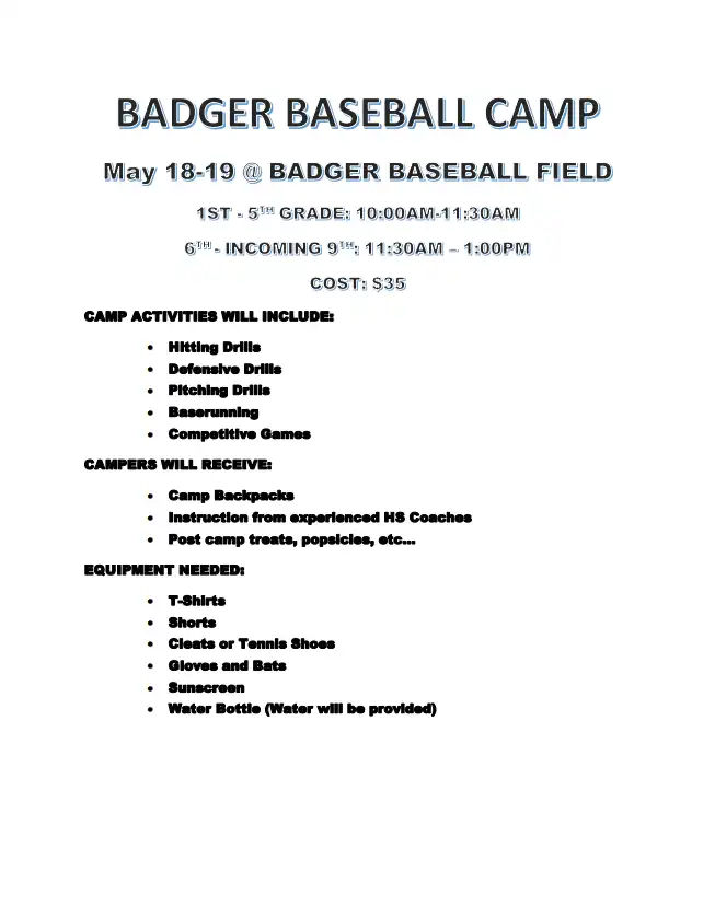 Baseball Camp