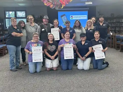 Nutrition staff and motivational speaker