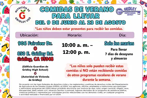Spanish summer meals to go info