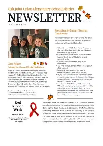 October Newsletter
