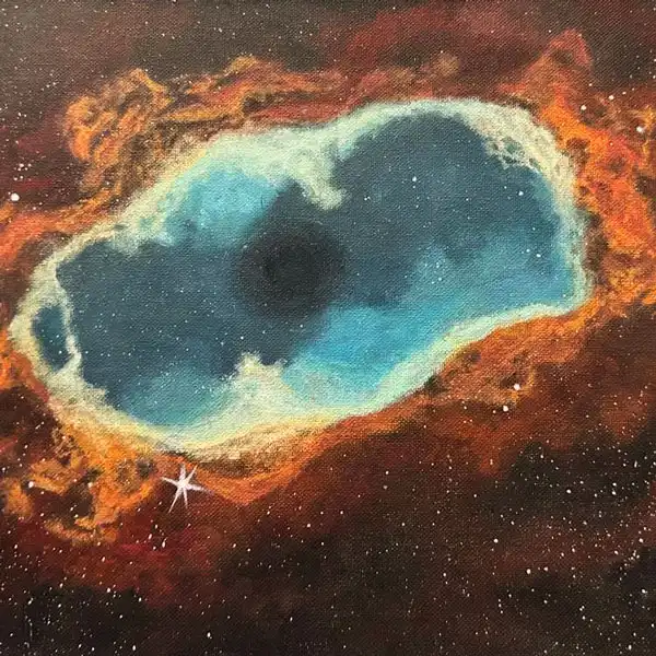 student drawing