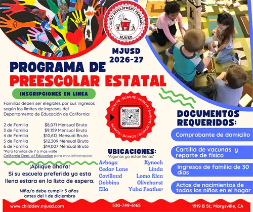 Spanish enrollment flyer