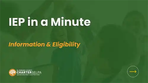 IEP In A Minute