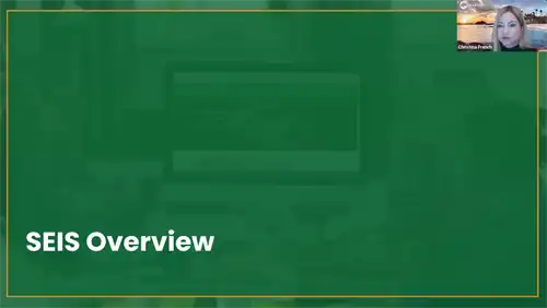 SEIS Overview Splash Screen