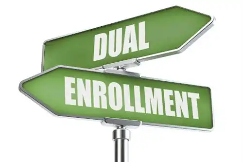 dual enrollment sign