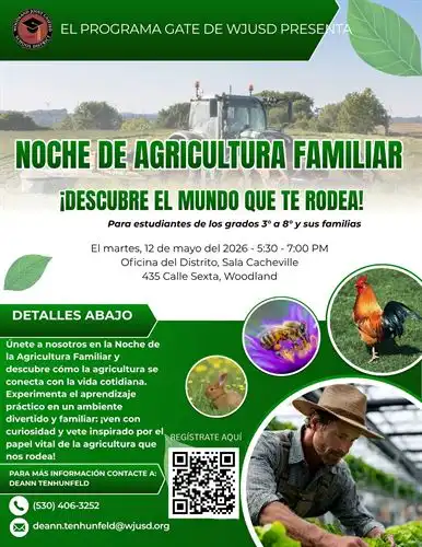 Family Ag Night Flyer - Spanish