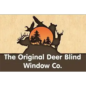 the original deer blind window logo
