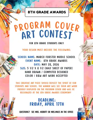 Program Cover Art contest