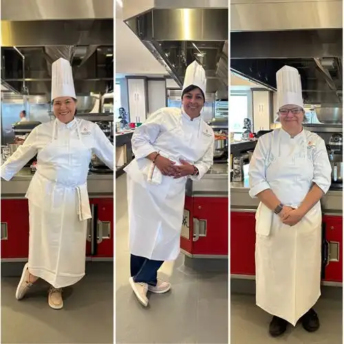 Staff at culinary training