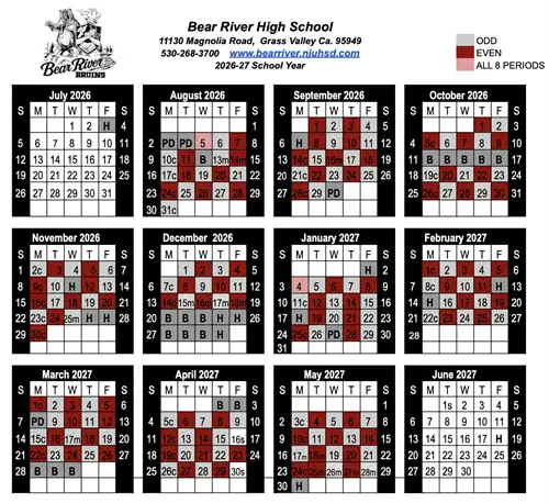26-27 Calendar