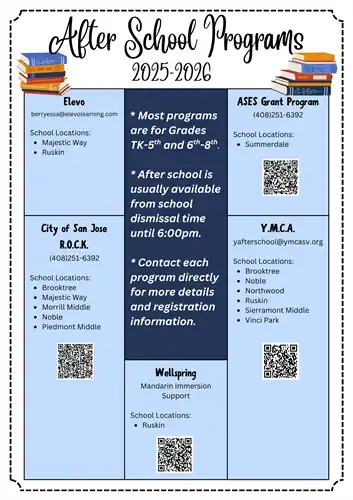 25-26 After School Programs