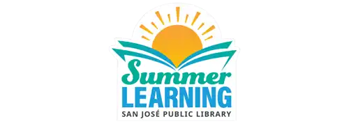 sun shining over book that says summer learning