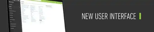 New User interface banner