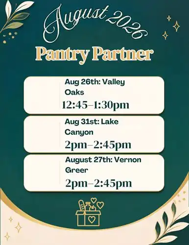Aug 26 Partner Pantry