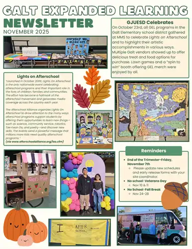 Expanded Learning November 2025 Newsletter - English